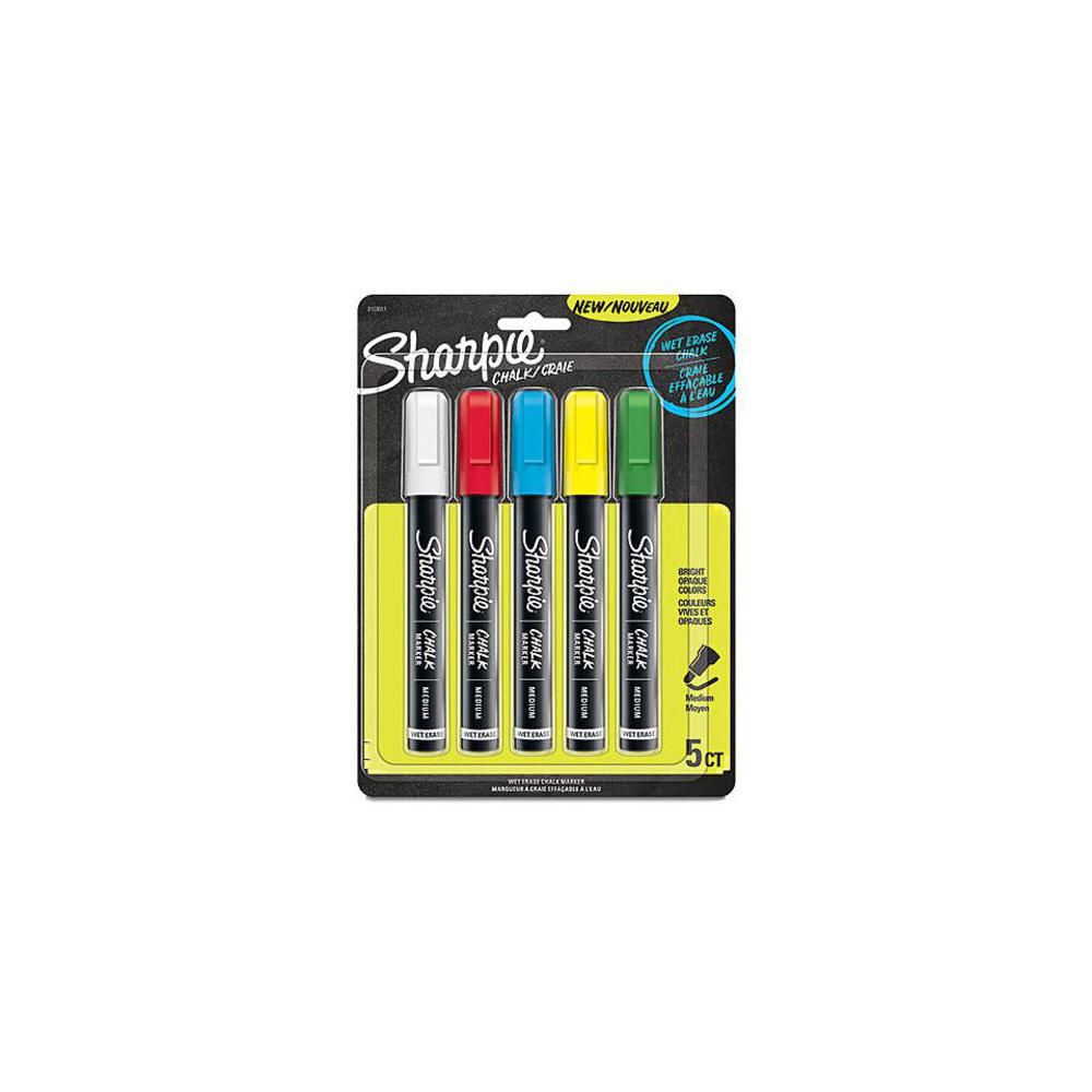 Sharpie, Markers, Art & School, Chalk marker, 5 color set, Standard, 615964